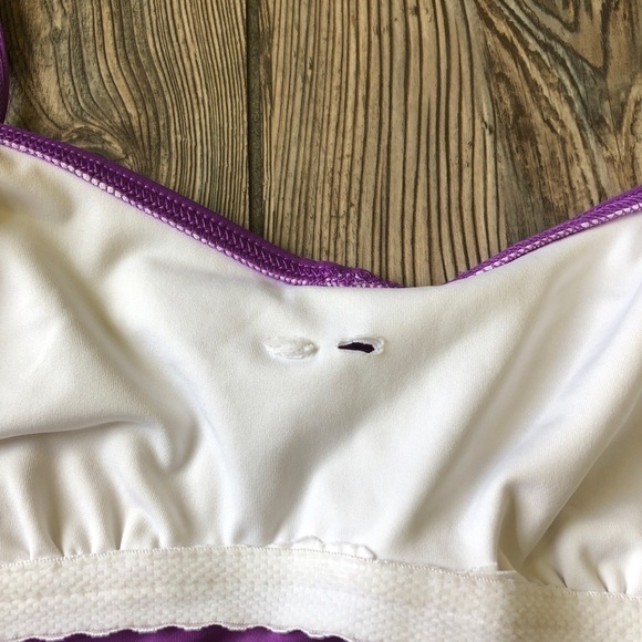 LANDS End Purple Tankini Bikini 6 Swimsuit - Picture 5 of 8